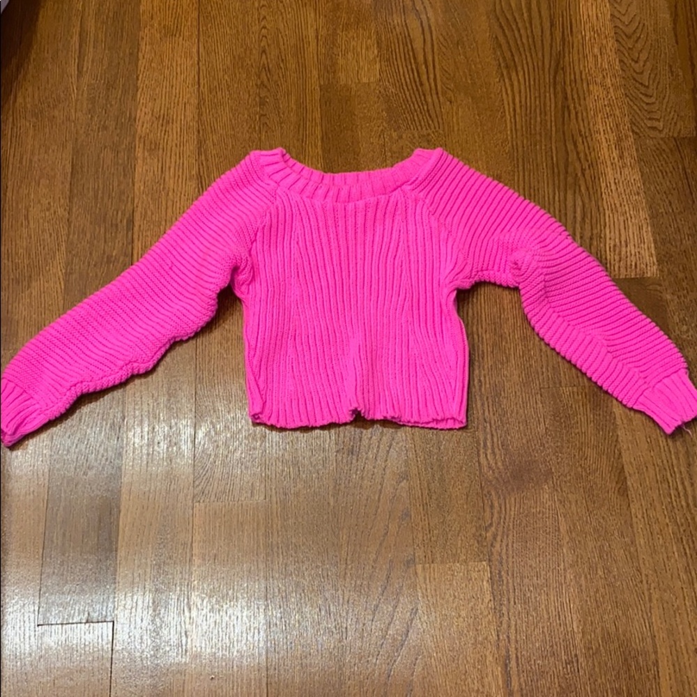 PLT cropped sweater